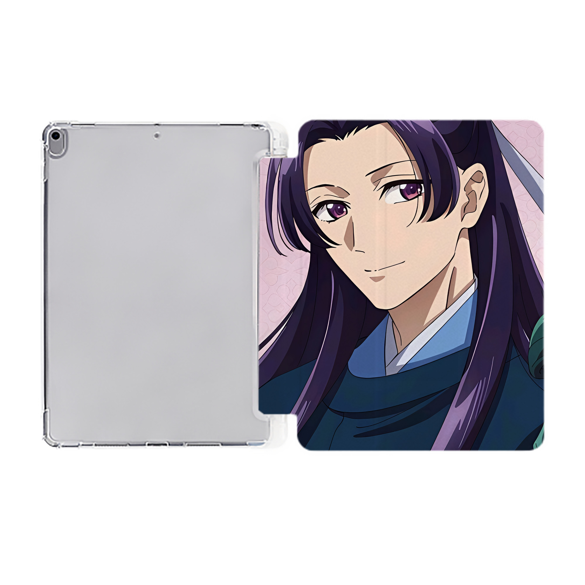 （画像用） 薬屋のひとりごと The Apothecary Diaries IPad ケース ペン収納付き 三つ折りスタンド PUレザー×シリコン 対応機種9.5/10.5/10.9インチ